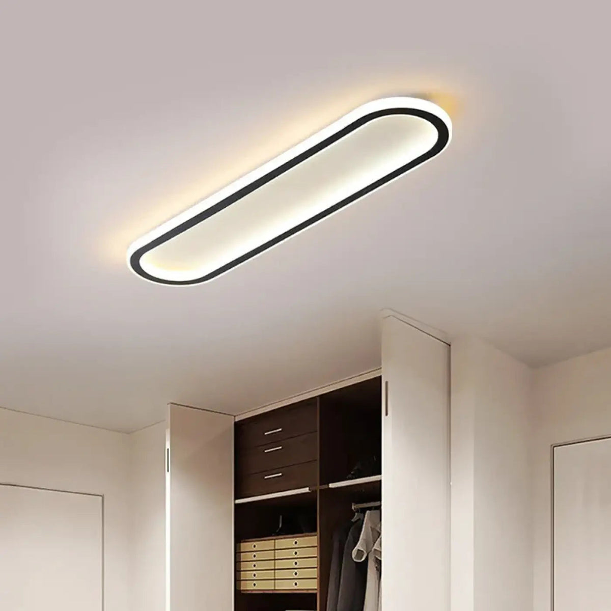Mini plafon LED do salonu