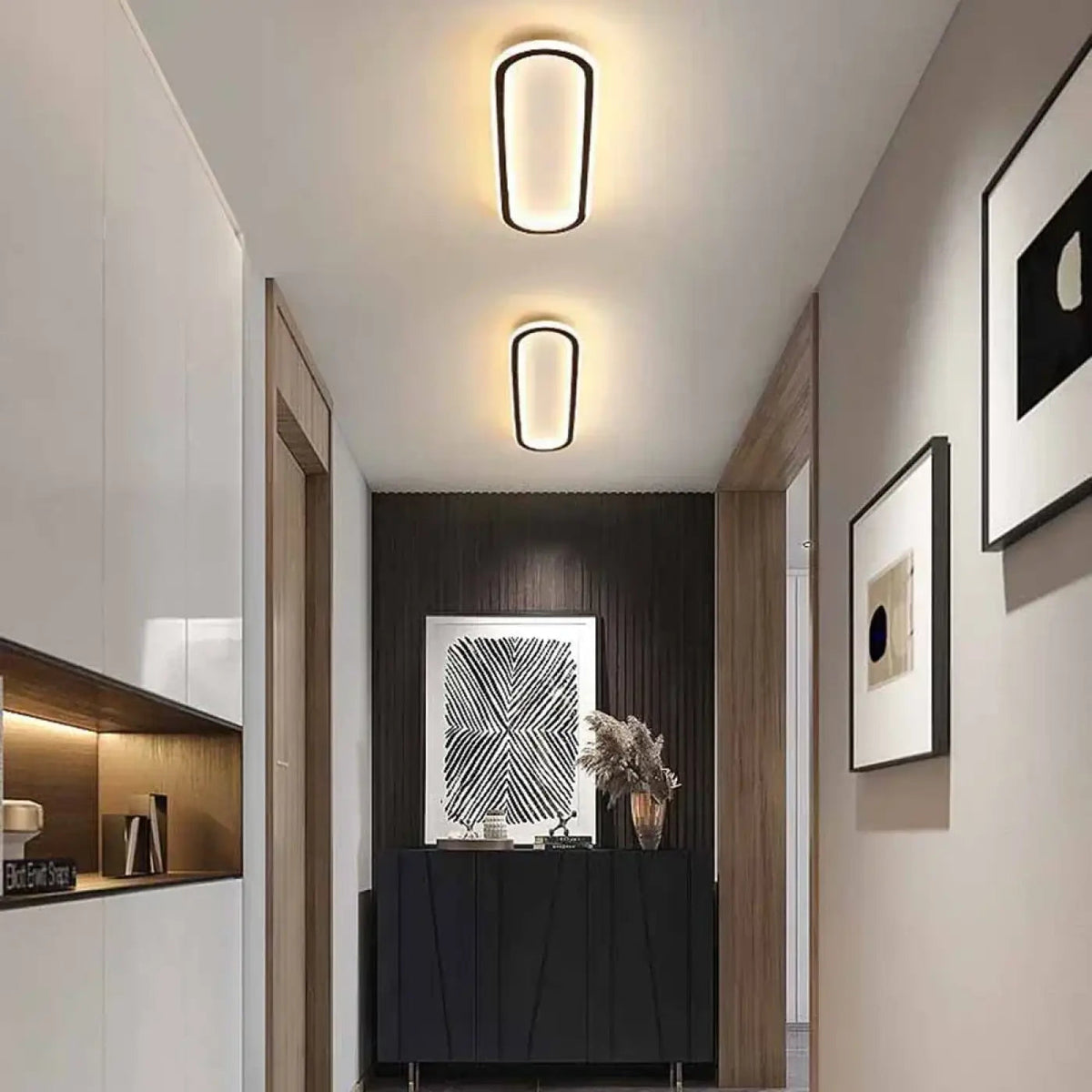 Mini plafon LED do korytarza