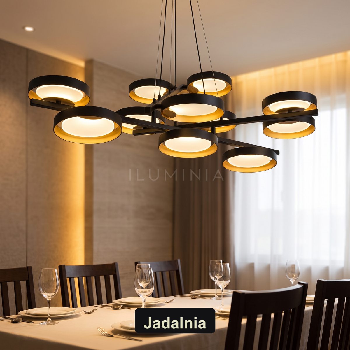 Modny żyrandol | Vesparia – jadalnia
