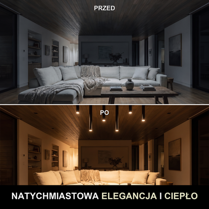 Plafon aluminium | Riflese – przed i po