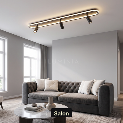 Plafon biały do salonu | Lucano
