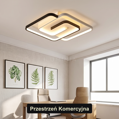 Plafon czarny do salonu | Novita