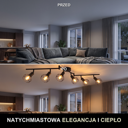 Plafon czarny industrialny | Luccosa