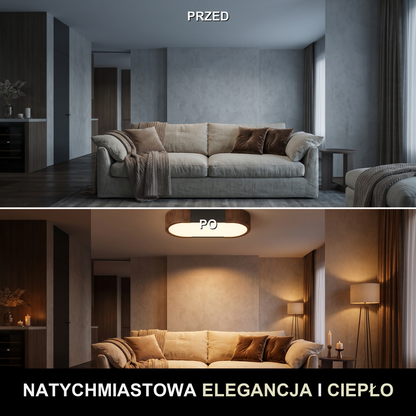 Plafon drewniany do jadalni | Stelese