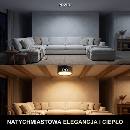 Plafon drewniany kwadratowy | Azzisa