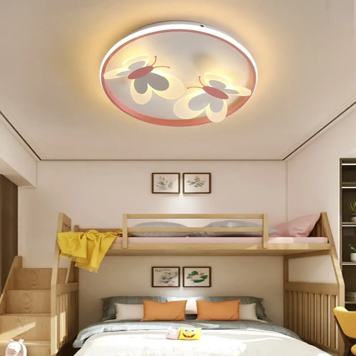 Plafon dziecięcy LED w stylu art déco