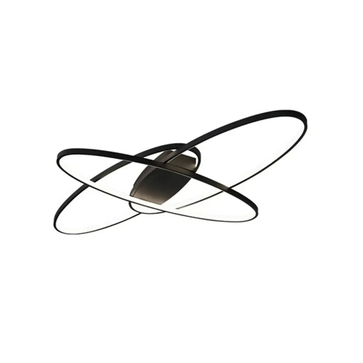 Plafon LED z krzyżującymi się pierścieniami – ujęcie 6