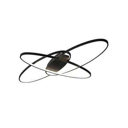 Plafon LED z krzyżującymi się pierścieniami – ujęcie 6