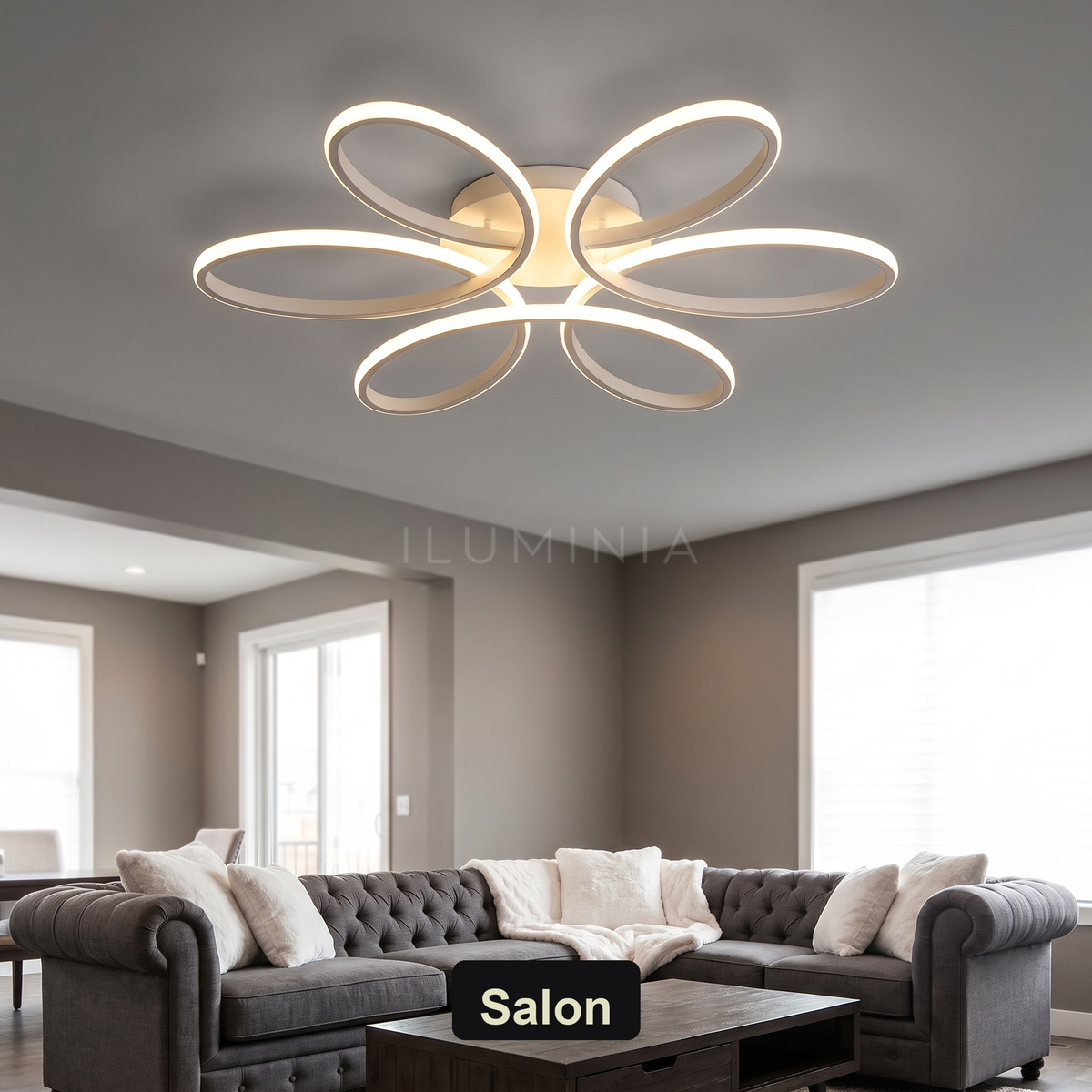 Plafon kwiaty | Perlata – salon