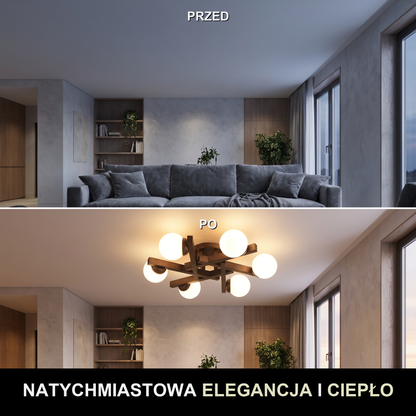 Plafon łazienkowy drewniany | Novone