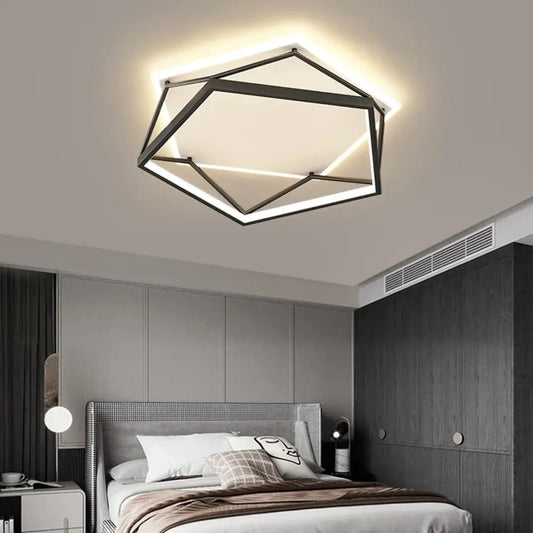 Plafon LED czarny