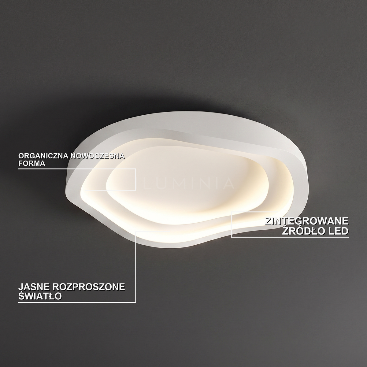 Plafon LED do kuchni | Novale