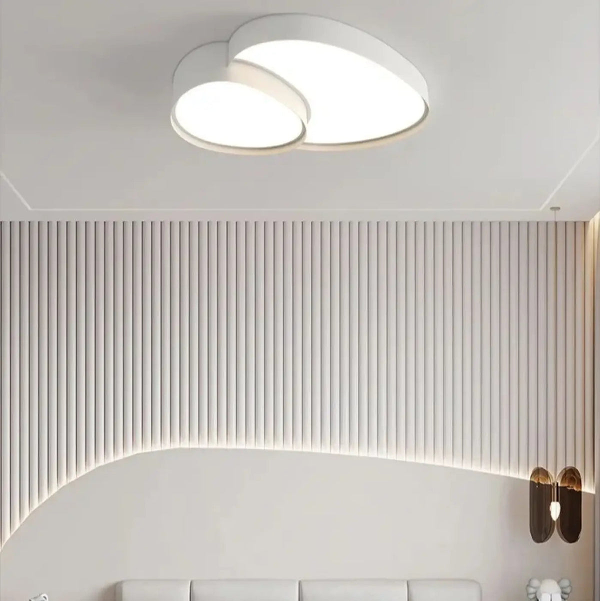 Plafon LED do przedpokoju z metalu