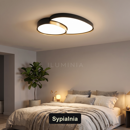 Plafon LED do przedpokoju | Rivoro – sypialnia