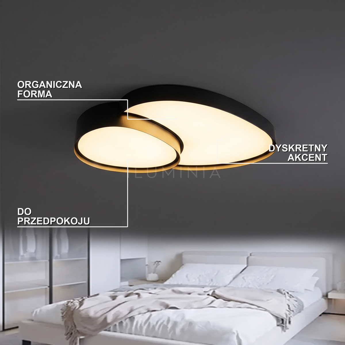 Plafon LED do przedpokoju | Rivoro – cechy i funkcje