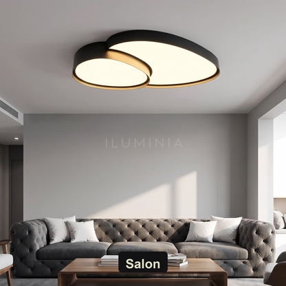 Plafon LED do przedpokoju | Rivoro – salon