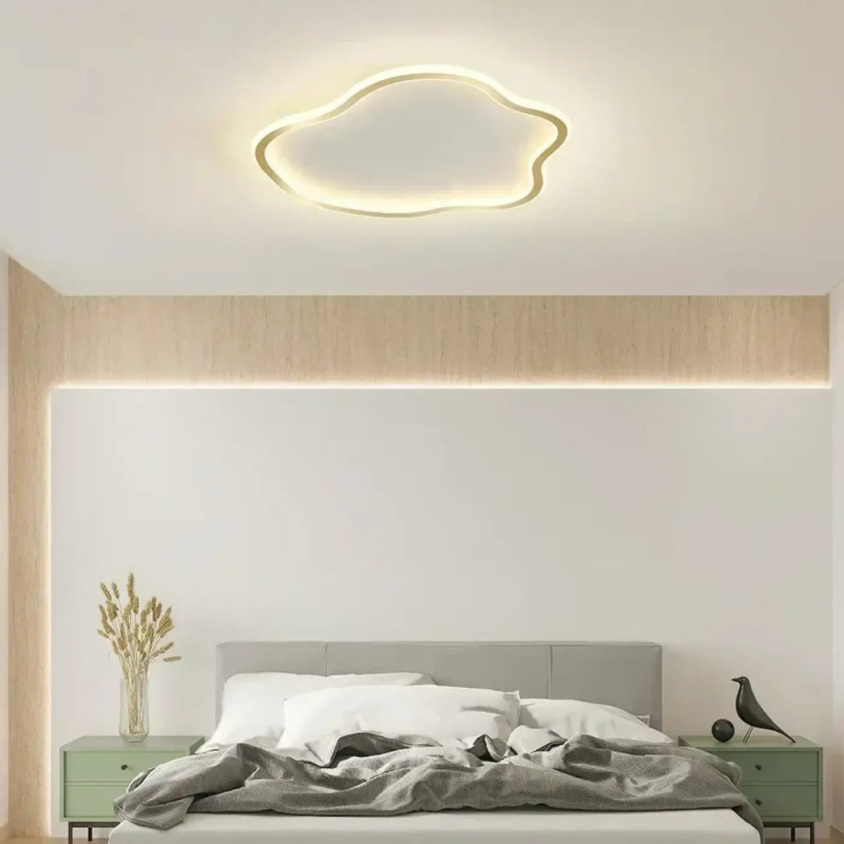 Plafon LED efekt gwiazd do salonu