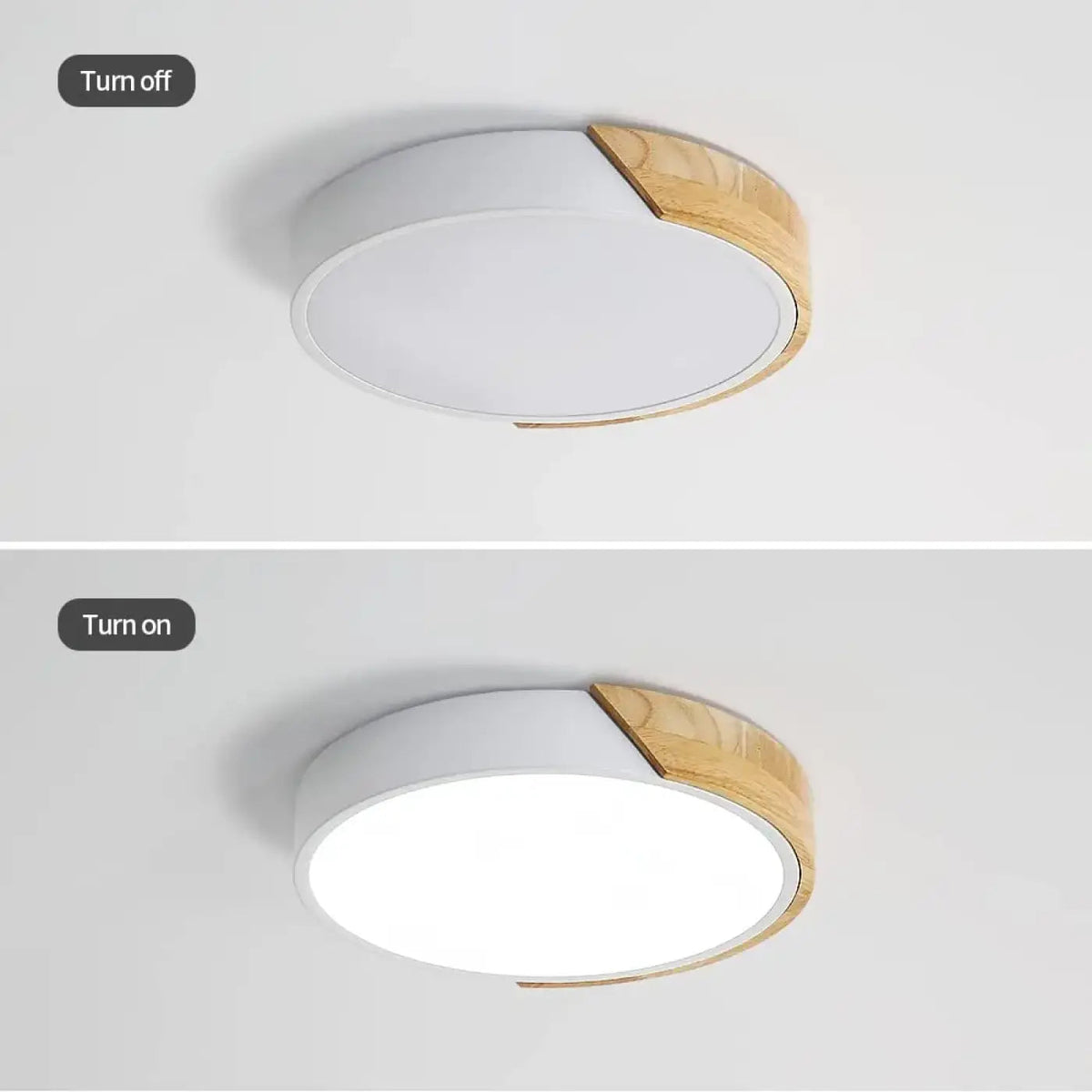 Plafon LED kolorowy do jadalni