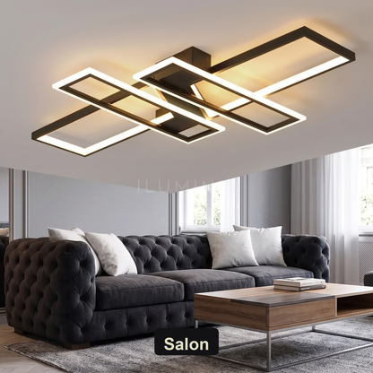 Plafon LED sufitowy prostokątny | Auresa – salon