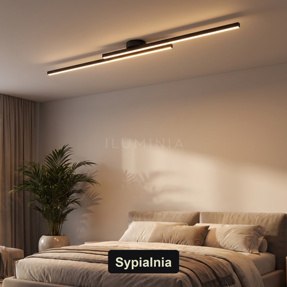 Plafon liniowy | Rosella – sypialnia