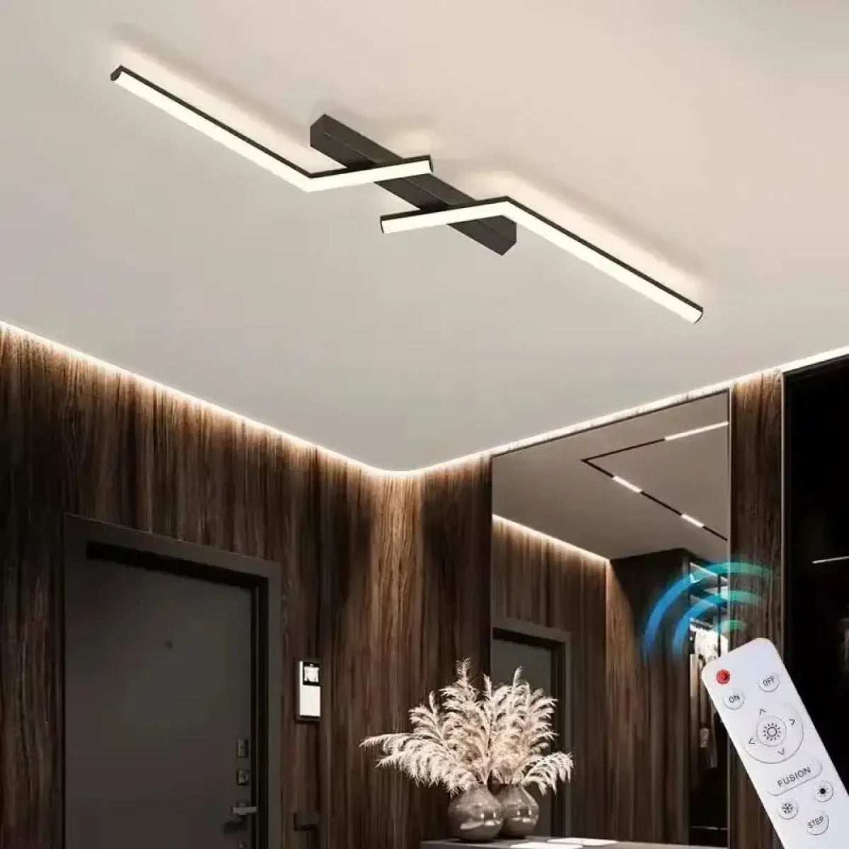 Plafon minimalistyczny do salonu