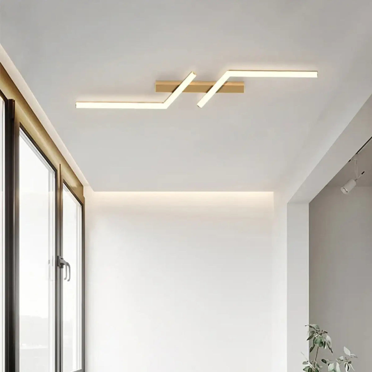Plafon minimalistyczny do jadalni