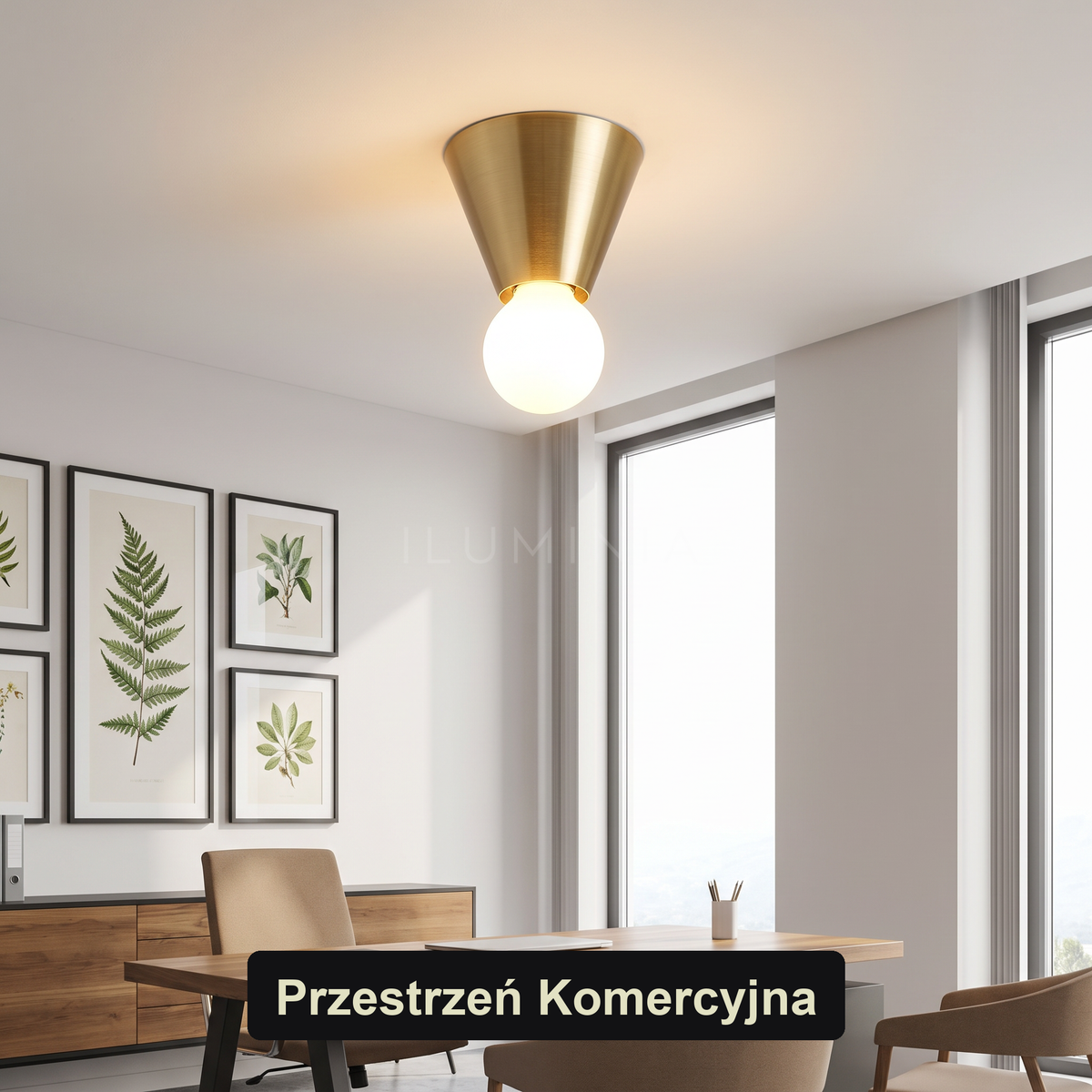 Plafon mosiądz | Fulgura