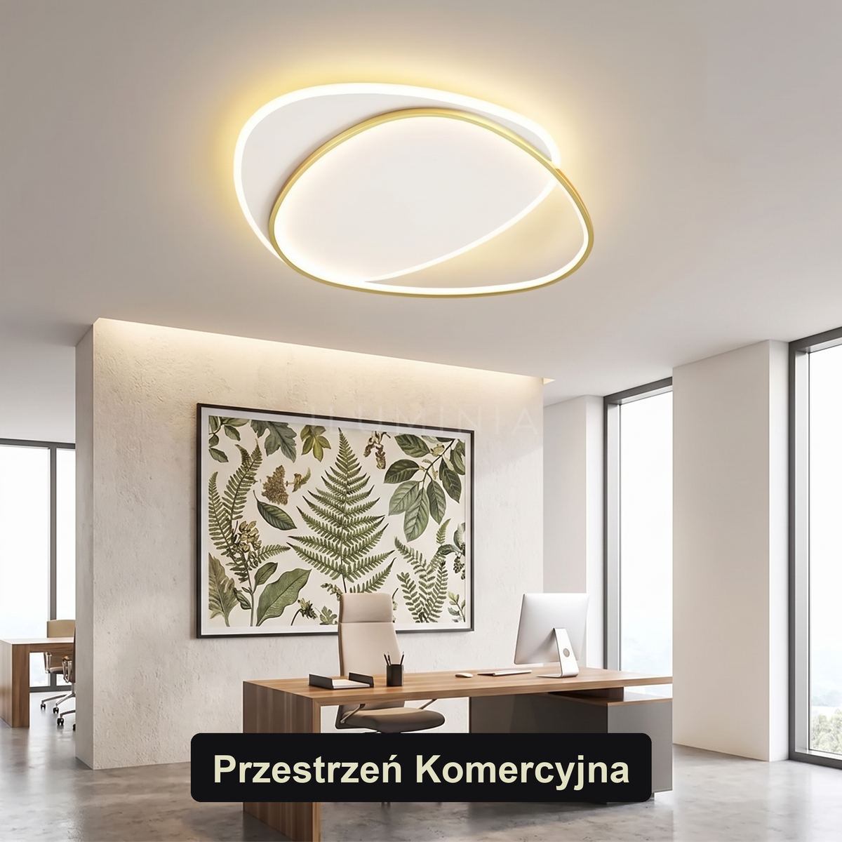 Plafon owalny | Corena – przestrzeń komercyjna