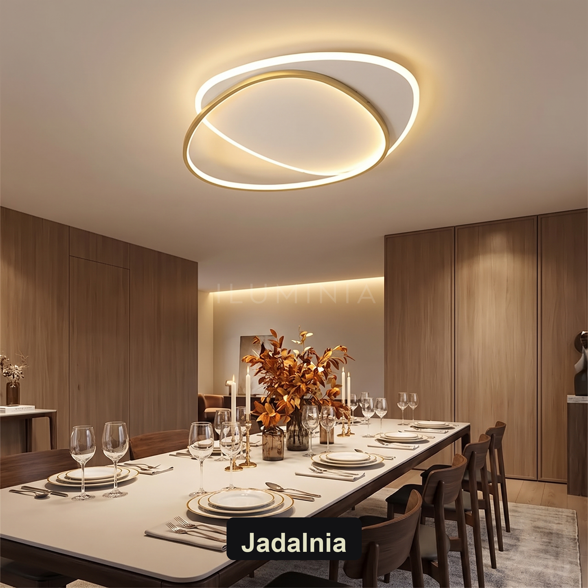 Plafon owalny | Corena – jadalnia