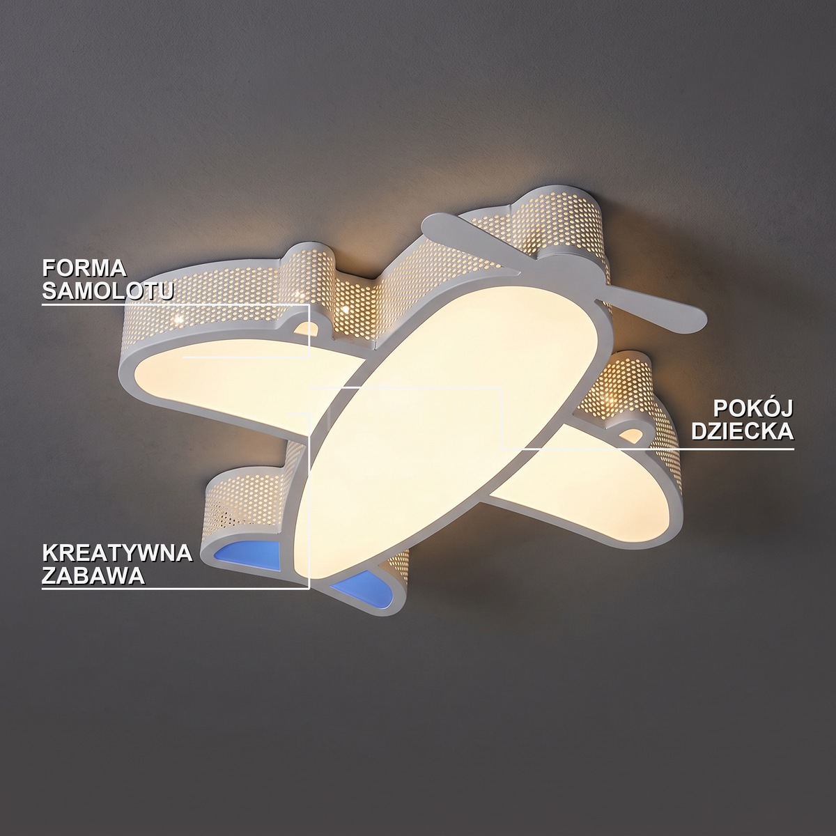 Plafon pokój dziecięcy | Portino – cechy i funkcje