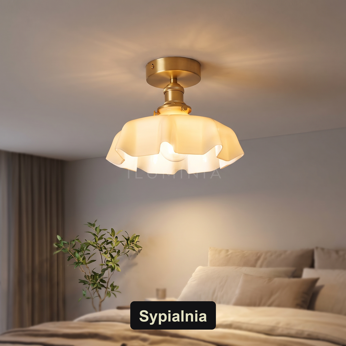 Plafon retro vintage | Savese – sypialnia