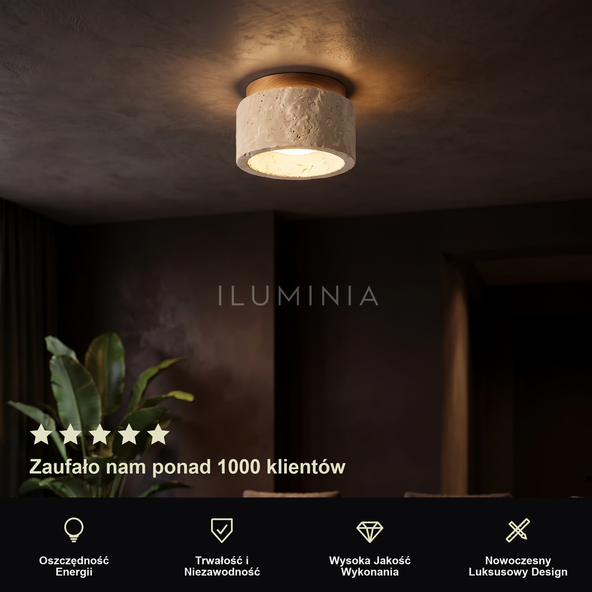 Plafon sufitowy drewniany | Galese – prezentacja