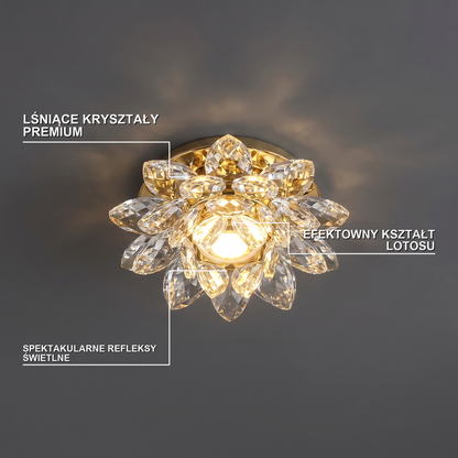Plafon sufitowy kryształowy | Lumoro