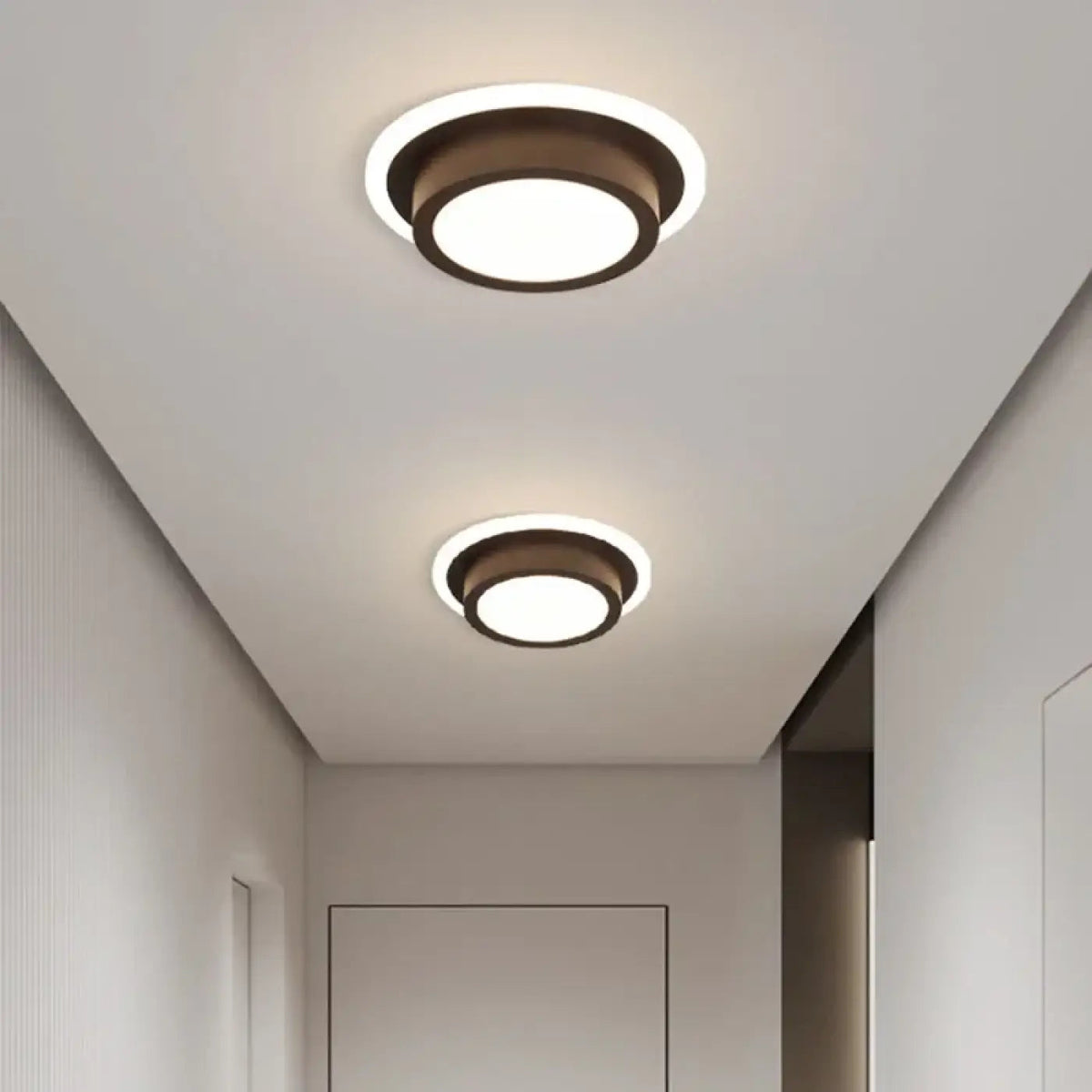 Plafon sufitowy LED czarny
