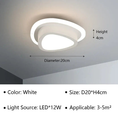Plafon sufitowy LED czarny – ujęcie 2