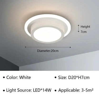 Plafon sufitowy LED czarny – ujęcie 3