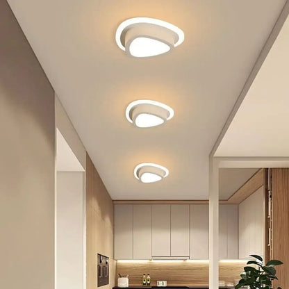 Plafon sufitowy LED czarny do salonu