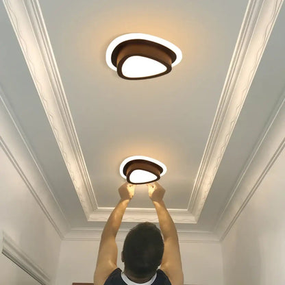 Plafon sufitowy LED czarny do jadalni