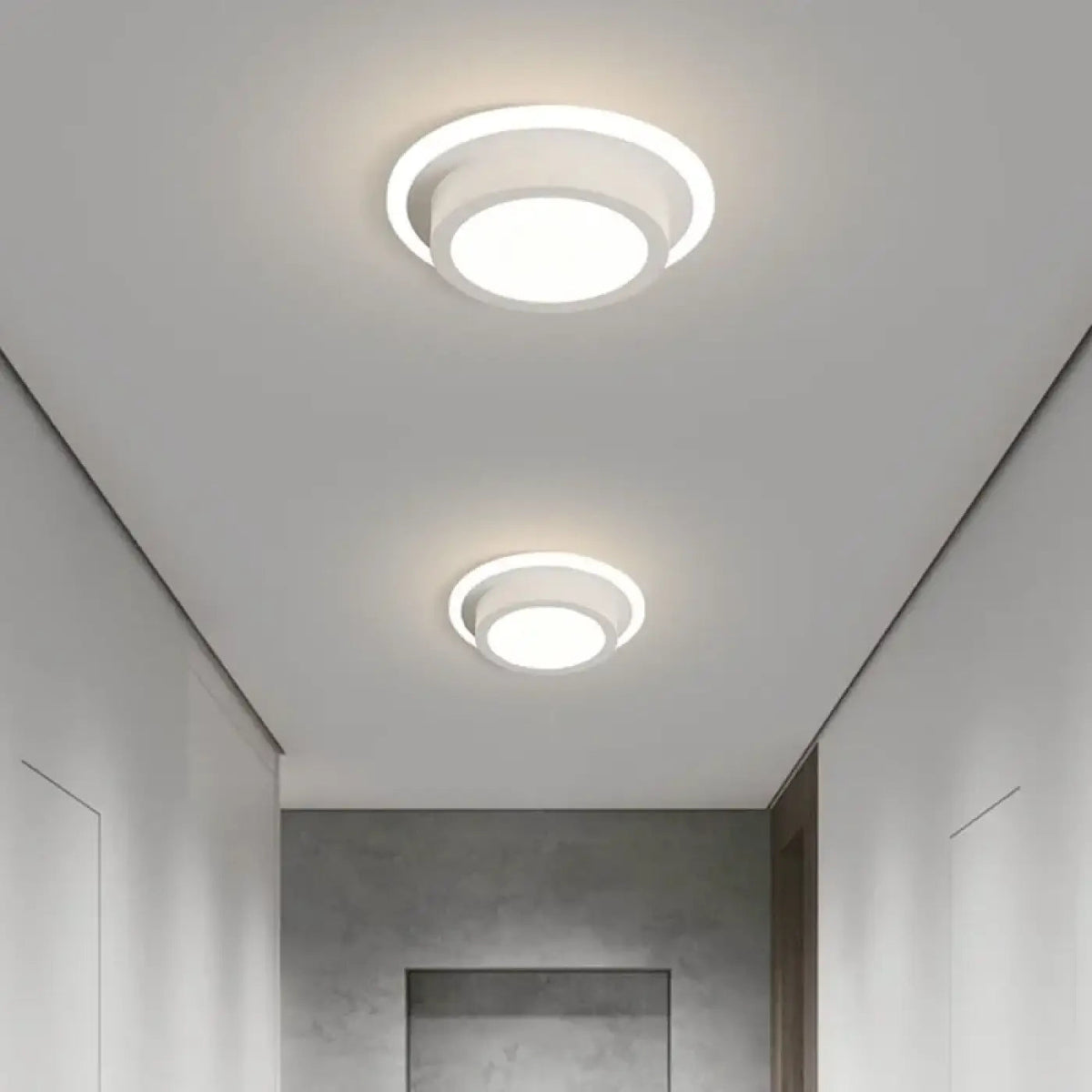 Plafon sufitowy LED czarny do kuchni