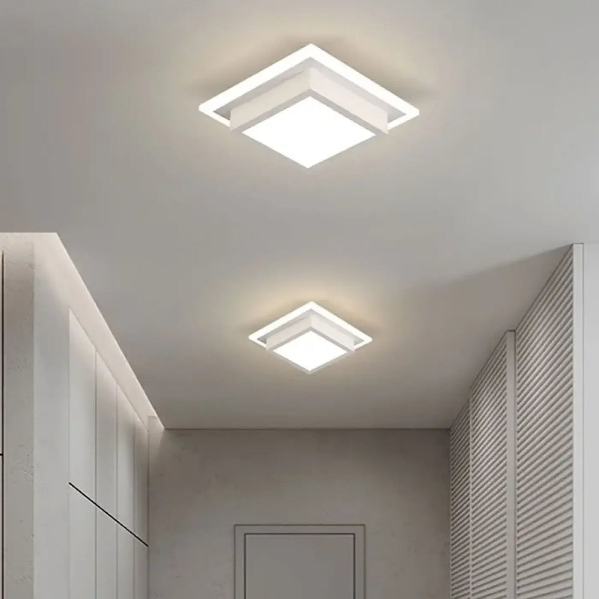 Plafon sufitowy LED czarny do biura