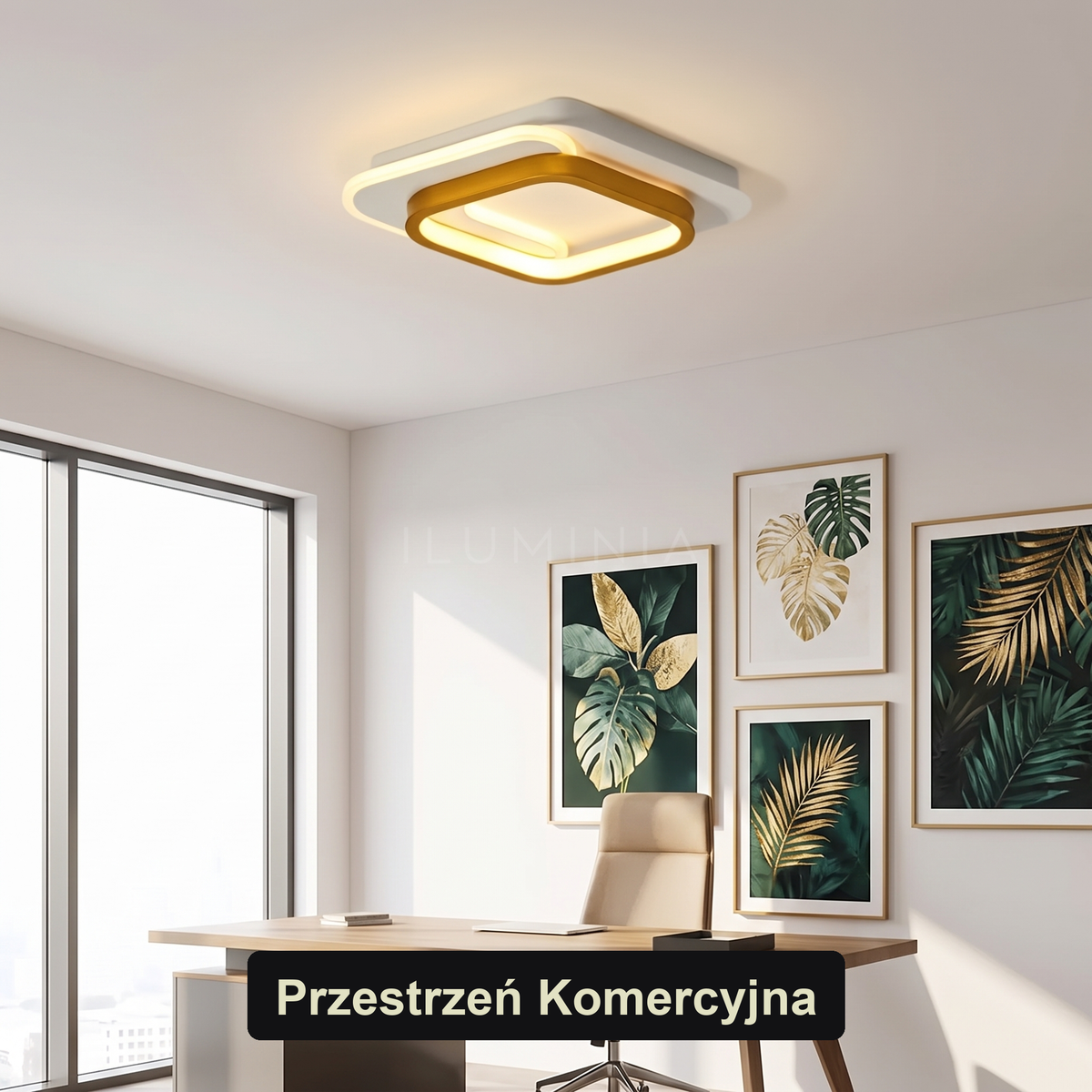 Plafon sufitowy LED kwadratowy | Rivolo