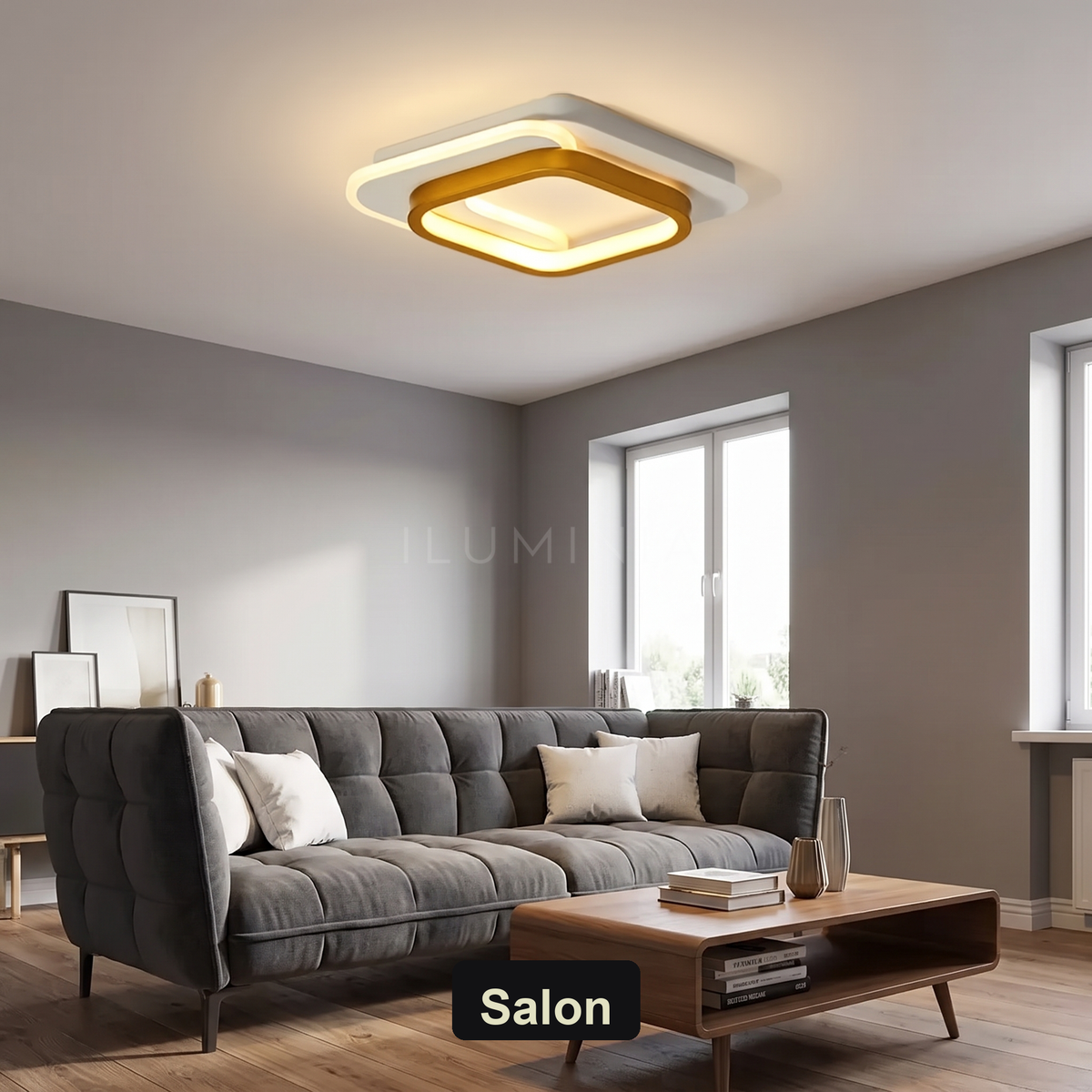 Plafon sufitowy LED kwadratowy | Rivolo