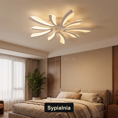 Plafon sufitowy mosiądz | Stelana – sypialnia