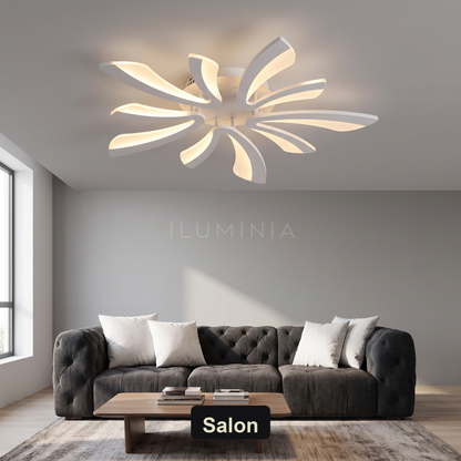 Plafon sufitowy mosiądz | Stelana – salon