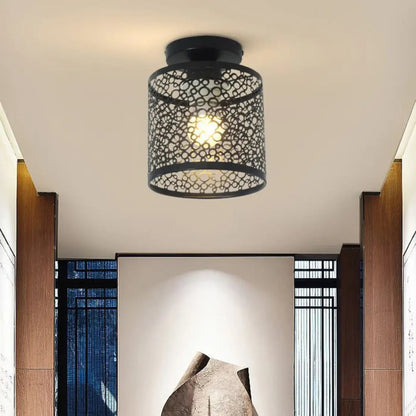 Plafon sufitowy na korytarz w stylu art déco