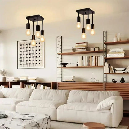 Plafon w stylu industrialnym do jadalni