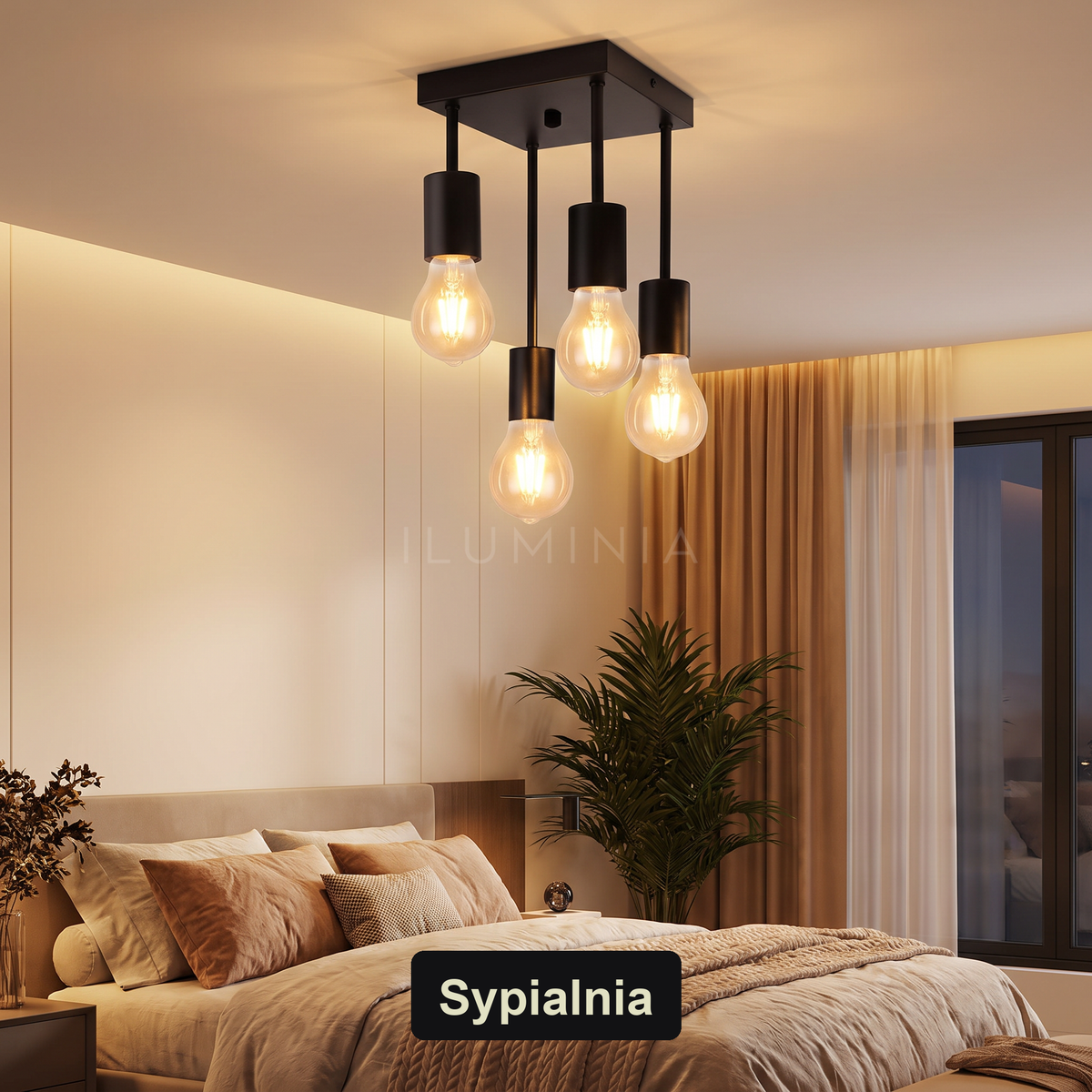 Plafon w stylu industrialnym | Brillale