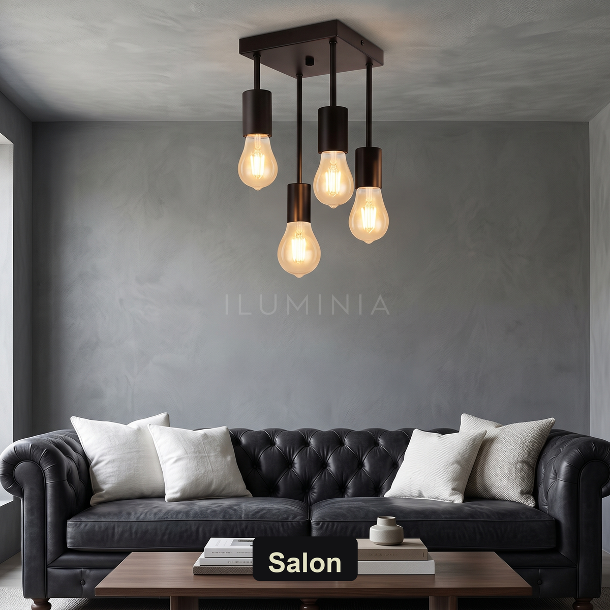 Plafon w stylu industrialnym | Brillale