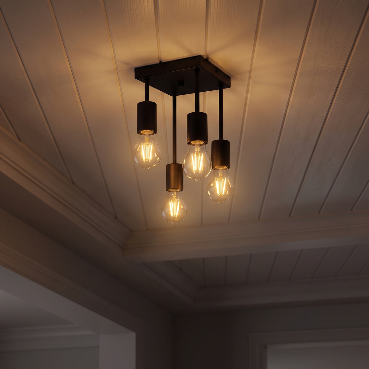 Plafon w stylu industrialnym | Brillale