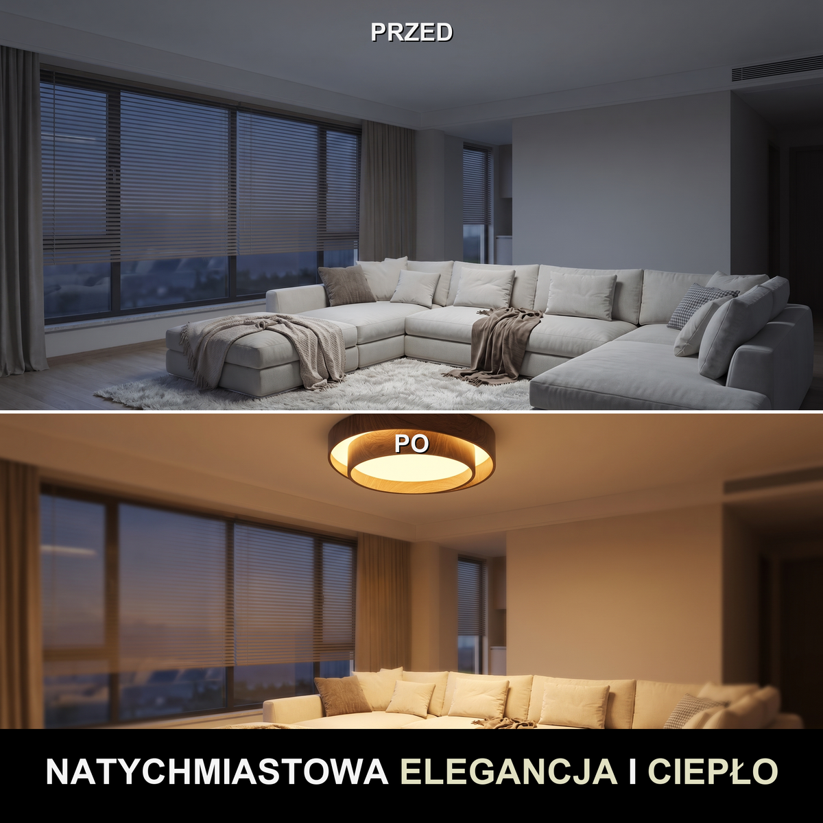 Plafon w stylu skandynawskim | Comura